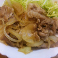 アン田中's cooksnap of when they made 豚バラと玉ねぎの生姜焼き.