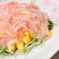 nococokuu's cooksnap of when they made 簡単☆水菜のふんわり卵✿カニカマあんかけ.