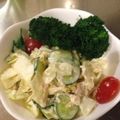 Mappygirl's cooksnap of when they made あえるだけ☆キャベツと胡瓜のツナサラダ.