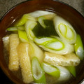 ❀あおい❀'s cooksnap of when they made うす揚げと九条ネギのみそ汁.