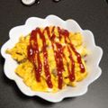 よこ！'s cooksnap of when they made トロトロ卵とひき肉のオムレツ.
