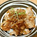 ウルトラキング's cooksnap of when they made かりっと塩だれ豚ばら　塩だれ豚丼にも！.