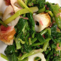 sachimaimo's cooksnap of when they made ほうれん草とちくわの梅肉和え♪.