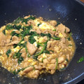 Megtie's cooksnap of when they made 鶏肉とほうれん草のオイスターソース炒め.