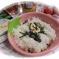 ゆけり３兄弟's cooksnap of when they made 娘のための♥塩こんぶde混ぜご飯♥.