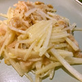 nekomaco's cooksnap of when they made 大根皮と豚肉の塩炒め.