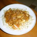 yossimario's cooksnap of when they made エビチリ卵のとろり麺.