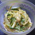 amochi's cooksnap of when they made 水菜のからしマヨ醤油和え.