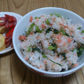 ソラねこ22's cooksnap of when they made 超簡単！鮭フレークと野沢菜ごはん.