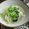 qyulove's cooksnap of when they made 鶏肉と筍、たっぷりもやしの塩麹スープ.