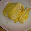 みゆwaco 's cooksnap of when they made ハムチーズ卵焼き.