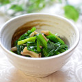 さとみわ's cooksnap of when they made ☆生姜で☆ほうれん草とｷﾉｺのごま和え.