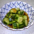 ダ〜ごはん's cooksnap of when they made 簡単☆きゅうりのポン酢漬け.