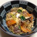 ＊のび子＊'s cooksnap of when they made なんちゃって！すき焼き丼♥.
