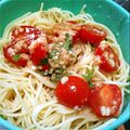 えみ林檎's cooksnap of when they made お弁当はトマトとシソの冷製パスタ.