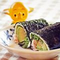 ついてるさとちゃん's cooksnap of when they made 恵方巻きサラダ　少しだけ鬼はうち.