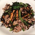 Yoshiko_I's cooksnap of when they made ひじきと小松菜の豚肉炒め.