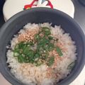 ポヨちママ's cooksnap of when they made 梅干し炊き込みご飯～ ちょっとバター風味.