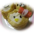 ゆけり３兄弟's cooksnap of when they made キャラ弁＋キティいなり+.
