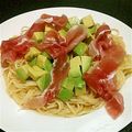 meg1001's cooksnap of when they made アボカドと生ハムの冷製パスタ.