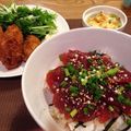 midory's cooksnap of when they made ☆絶品☆マグロの漬け丼☆.