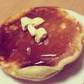 vavoyva's cooksnap of when they made 簡単すぎる‼︎ふんわりホットケーキ♡.