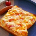 まつおか。's cooksnap of when they made チーズとコーンのトースト.