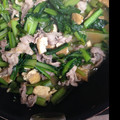 ぷらぷららー's cooksnap of when they made 厚揚げ、大蒜の芽と牛肉の生姜炒め.