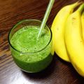 白ぽこ's cooksnap of when they made 朝の健康習慣に！グリーンスムージー♪.