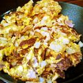 かおりんごぬ's cooksnap of when they made 中学生でもできる‼︎スパニッシュオムレツ.