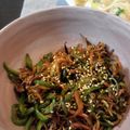 ばうさむ's cooksnap of when they made 味付けポン酢だけ。ピーマン人参じゃこ炒め.