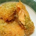 yukiizu's cooksnap of when they made ★鮭のしそ巻きフライ★.