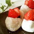たにはらあや's cooksnap of when they made 切って乗せるだけ！簡単即席イチゴ大福.