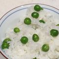 すずにゃんラブ's cooksnap of when they made 春限定☆本当に美味しいグリーンピースご飯.