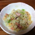 にこ25252525's cooksnap of when they made 香味ペーストでベーコンレタス炒飯！.