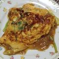 ゆるまめ's cooksnap of when they made 何回も食べたくなる和風オムレツ.