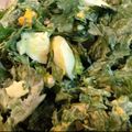 ことまゆさん's cooksnap of when they made 春菊と茹で卵のアンチョビサラダ.