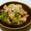 minooo's cooksnap of when they made ベーコンとレタスのレモン炒め.