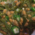 デーハー's cooksnap of when they made おくらとめかぶと納豆の柚子胡椒風味.