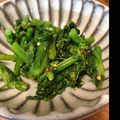 のりことのりお's cooksnap of when they made 菜の花とささみのマスタード和え.