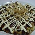 ありきよ's cooksnap of when they made フライパンで作る餅とチーズのお好み焼き.