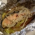ayuness's cooksnap of when they made 簡単塩鮭ホイルつつみ焼き.