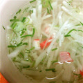 しょうがチューブ's cooksnap of when they made 簡単：大根のつまの味覇生姜スープ.