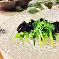 haruるんるん♪'s cooksnap of when they made 花わさびのお浸し＊バルサミコ・ジュレ添え.