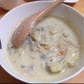 さんさんママのごはん's cooksnap of when they made ほっこりあったか白菜とあさりの豆乳スープ.