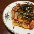 まわりこえこ's cooksnap of when they made 冷凍うどん de 和風カルボナーラ.