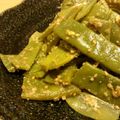 happyren's cooksnap of when they made モロッコインゲンの香りごまあえ.