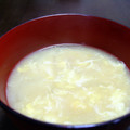 チャコレート's cooksnap of when they made 玉ねぎとたまごのお味噌汁～♪.
