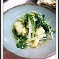 ＴＯＭＯＷＡＴ's cooksnap of when they made かつおだしで作る水菜の煮びたし.