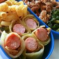 ももっこちゃん's cooksnap of when they made お弁当★レンチン・キャベツでウィンナー巻.